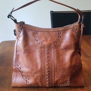 Frye Leather Studded Handbag